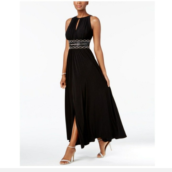 R & M Formal evening gown dress. Black size 8 - Picture 4 of 6